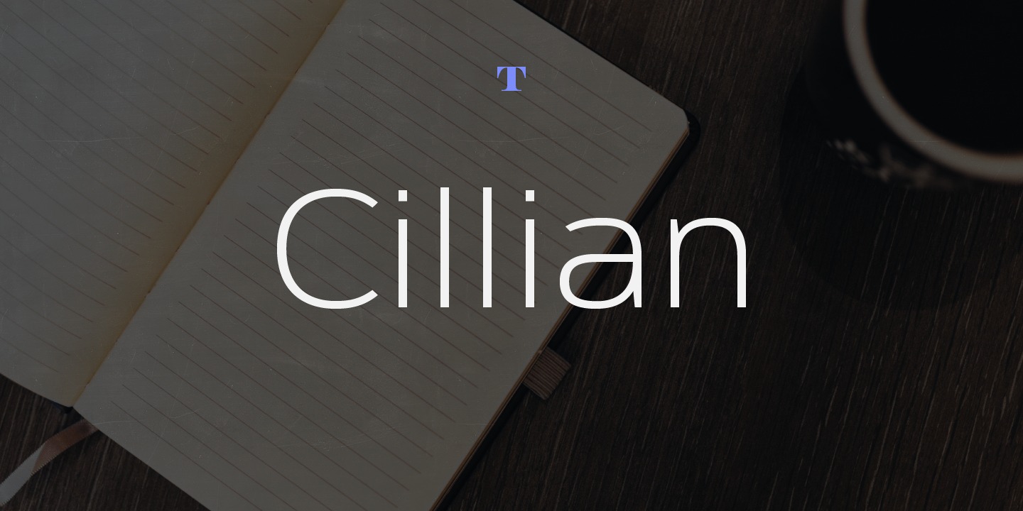Schriftart Cillian